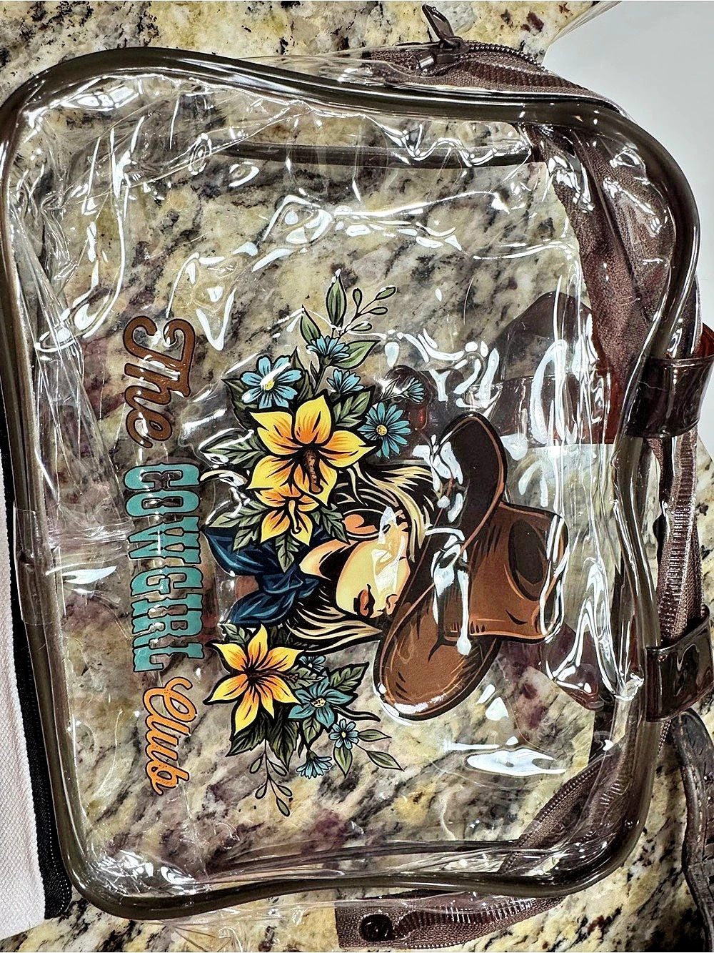 Floral Brown Backpack - Picture 3 of 3